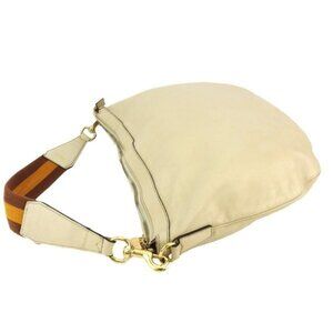 GUCCI Shoulder Bag Beige Brown Yellow Gold Women 154401 Authentic secondhand